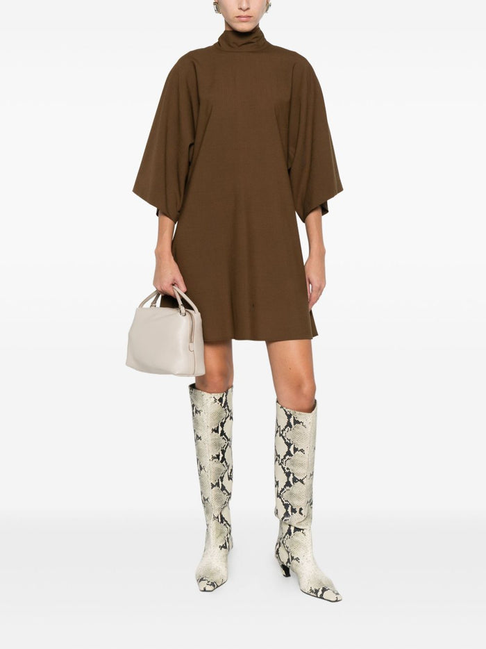 Solotre Schwarzes Kleid für Damen 5