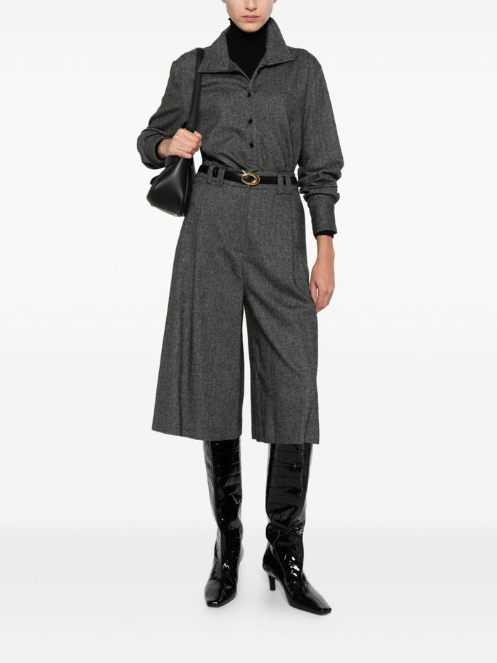 Graues Damenhemd von Solotre 2