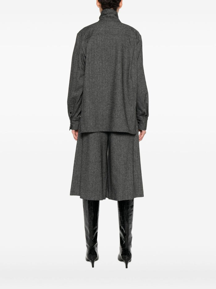 Graues Damenhemd von Solotre 5