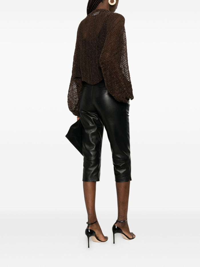 Solotre Cardigan Aperto Donna Marrone 2