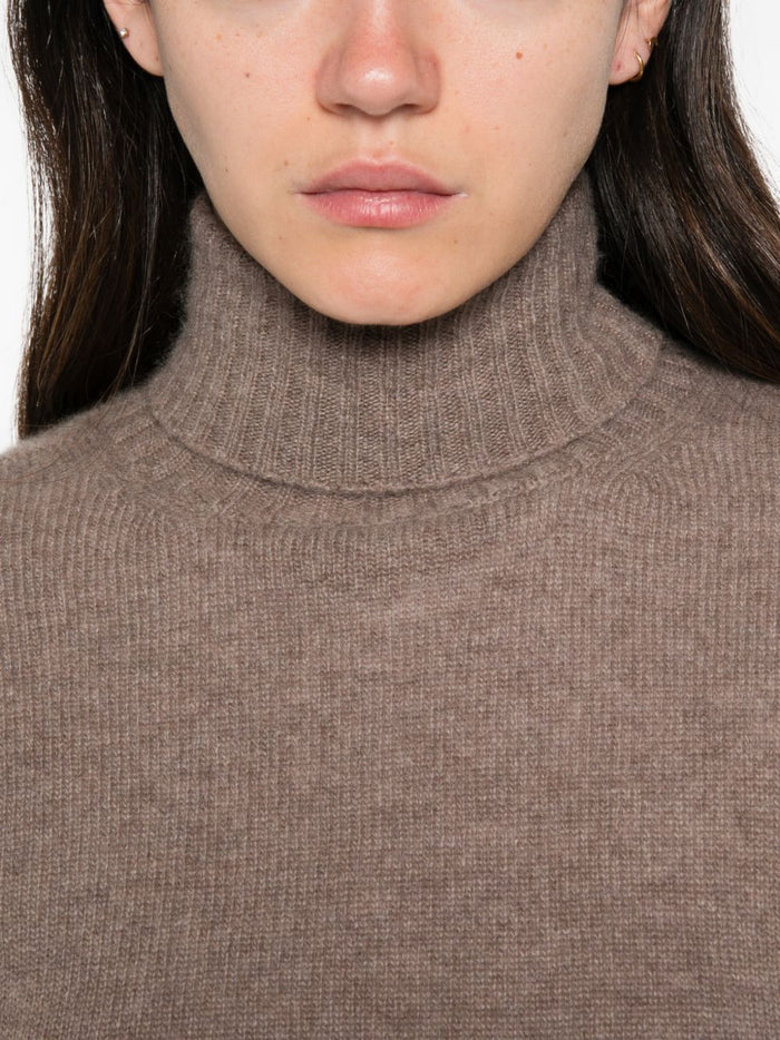 Solotre Maglia Marrone Donna 4