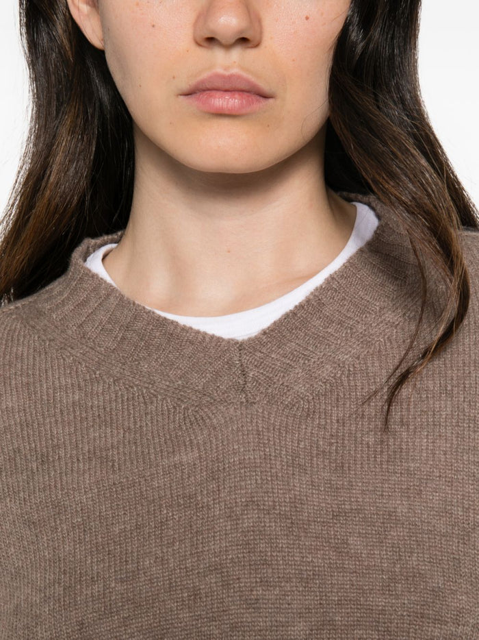 Solotre Maglia Marrone Donna 3