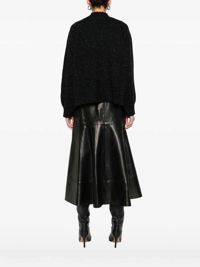 Solotre Damen Pullover in schwarz 2