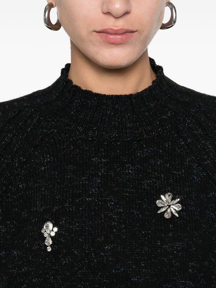 Solotre Damen Pullover in schwarz 5