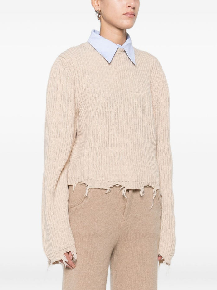 Solotre Damen Pullover in braun 2