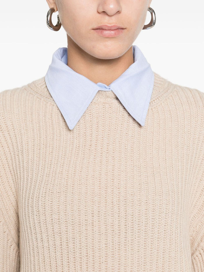 Solotre Damen Pullover in braun 5