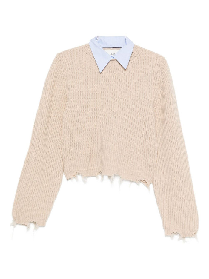 Solotre Damen Pullover in braun 1