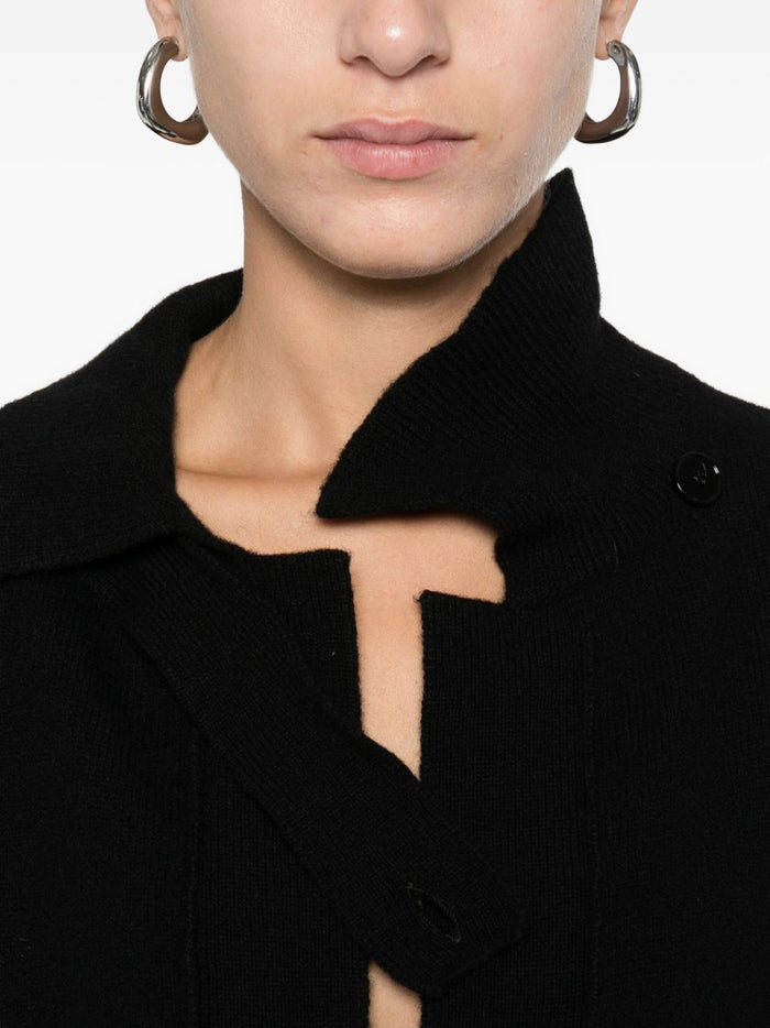 Solotre Damen Pullover in schwarz 2