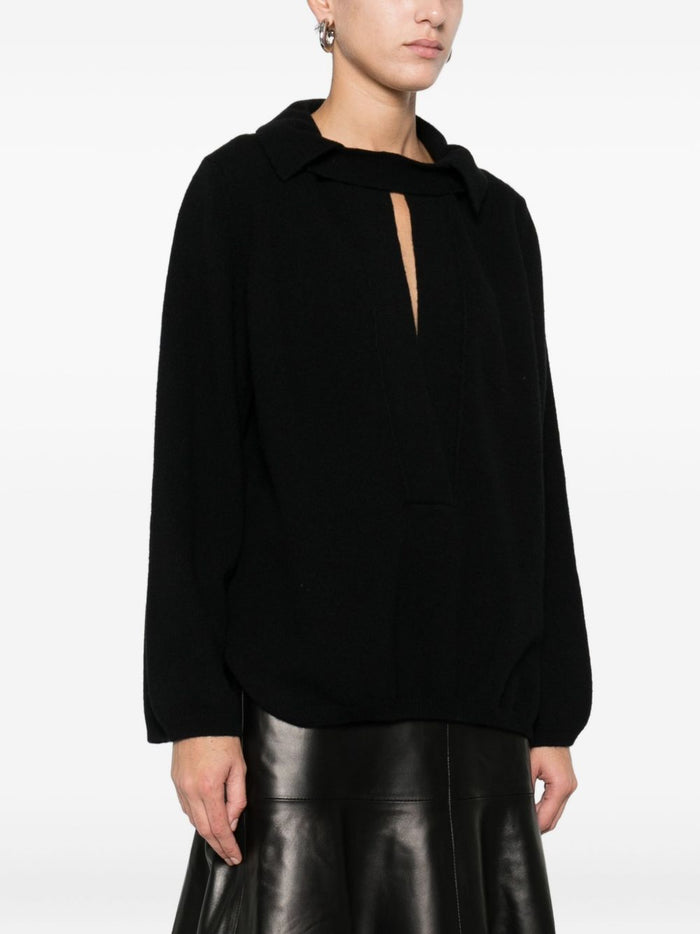 Solotre Damen Pullover in schwarz 4