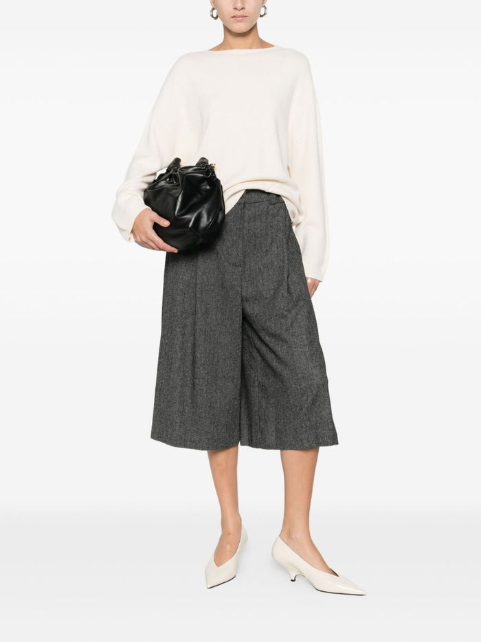 Solotre Damen Pullover in weiß 5