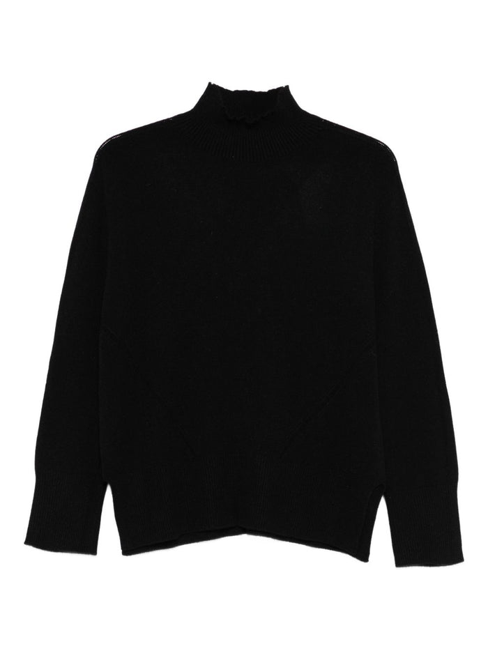 Solotre Damen Pullover in schwarz 1