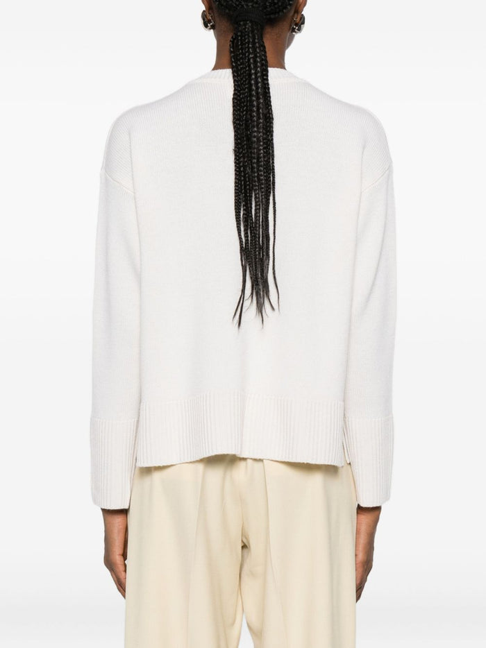 Solotre Damen Pullover in weiß 4