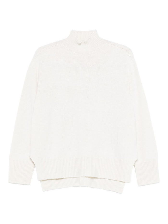 Solotre Damen Pullover in weiß 1