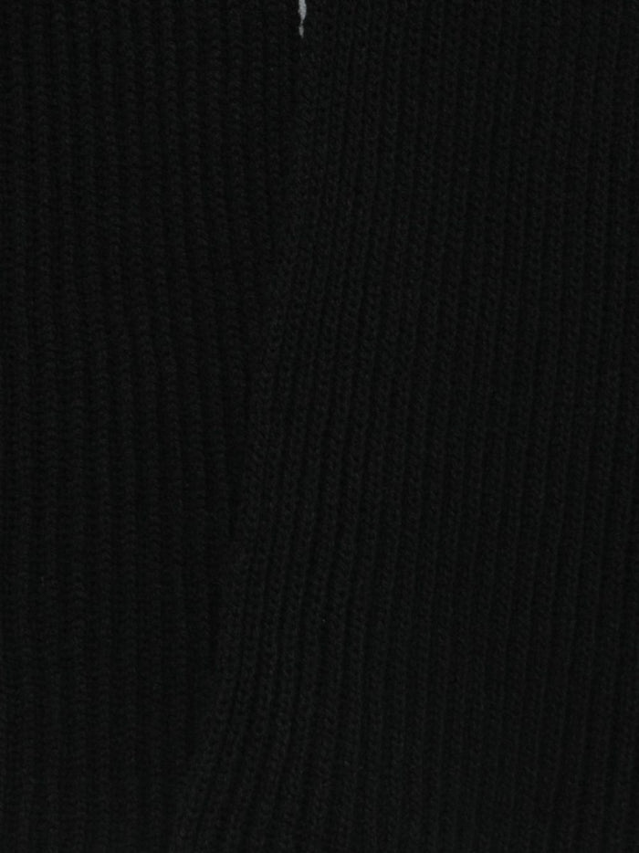 Schwarzer Schal von Solotre für Damen 3