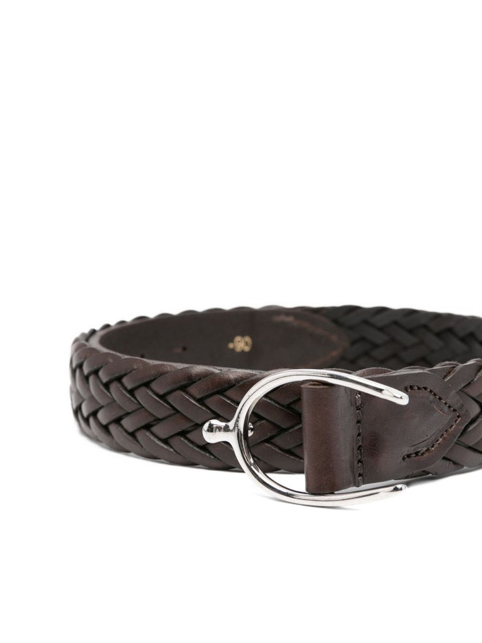 Briglia 1949 Herren-Brauner Geflochtener Gürtel 2