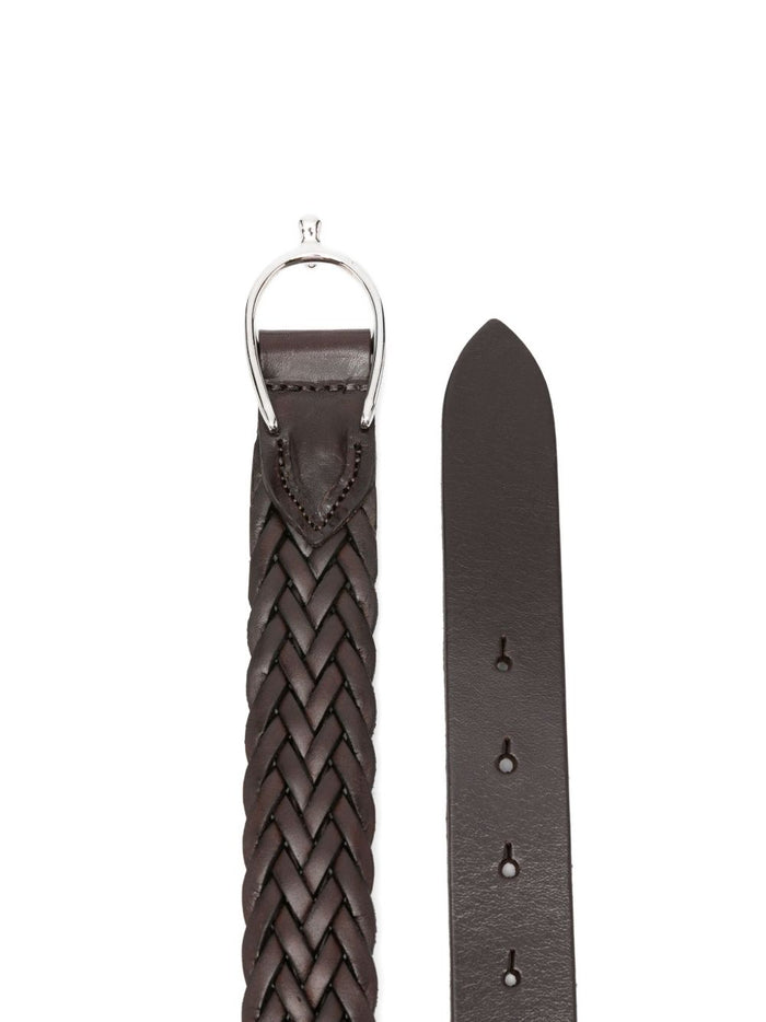 Briglia 1949 Herren-Brauner Geflochtener Gürtel 3