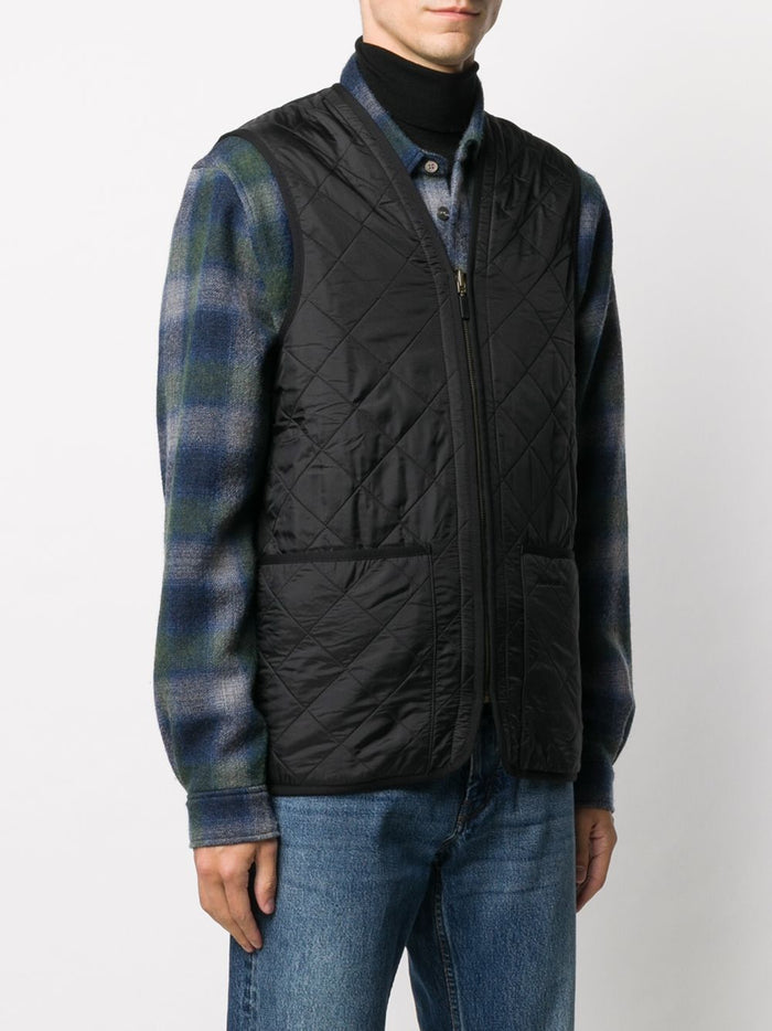 Barbour Gilet Nero Uomo Trapuntato Polarquilt 2