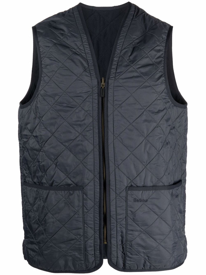 Barbour Gilet Blu Uomo Trapuntato Polarquilt 5