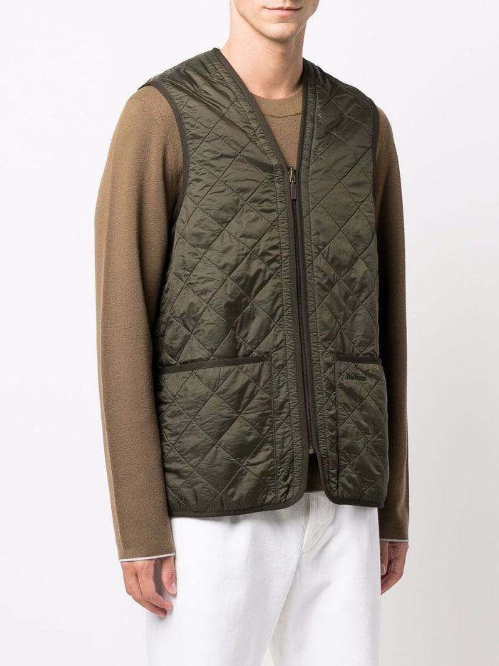 Barbour Gilet Verde Uomo Trapuntato Polarquilt 2