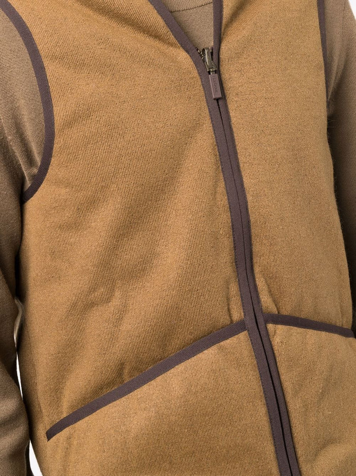 Barbour Gilet Marrone Uomo Warm Pile 4