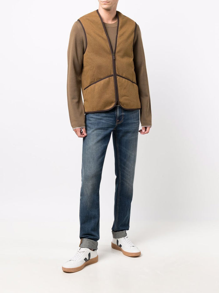 Barbour Gilet Marrone Uomo Warm Pile 2