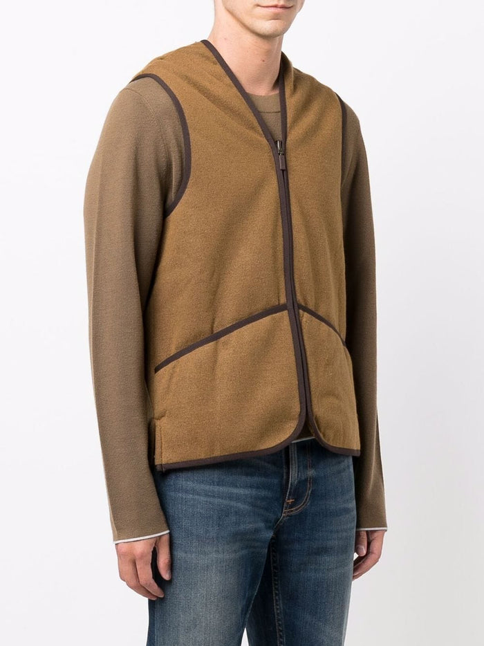 Barbour Gilet Marrone Uomo Warm Pile 1