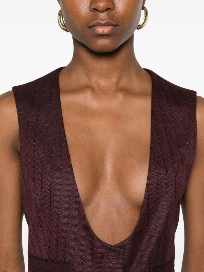 Mar De Margaritas Gilet Viola Donna 4