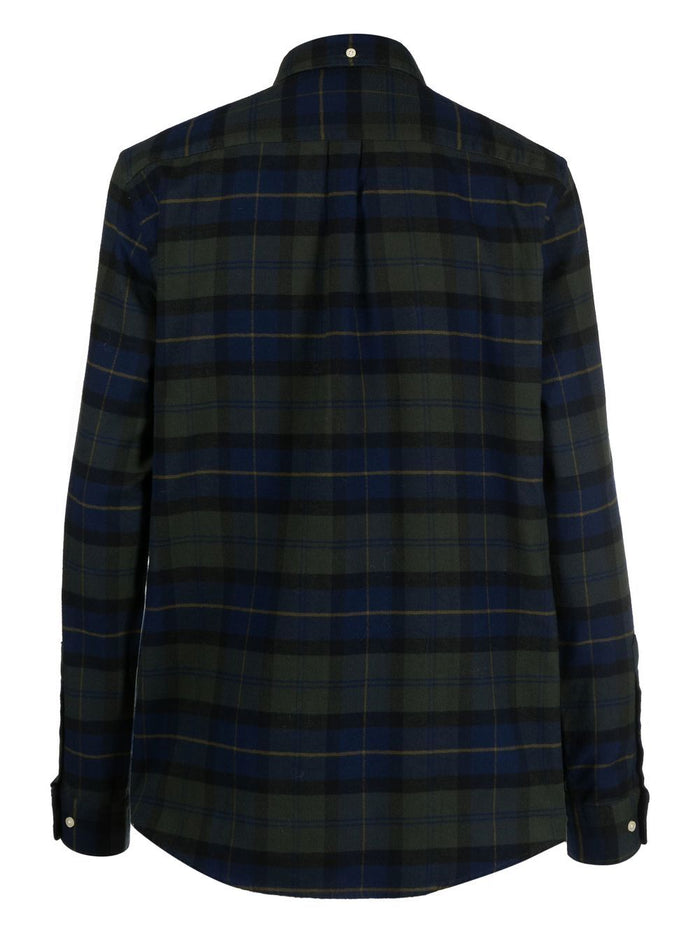 Barbour Camicia Verde Uomo Tartan Button Down 2