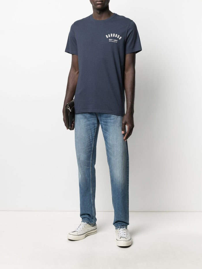 Barbour T-shirt Blu Uomo 4