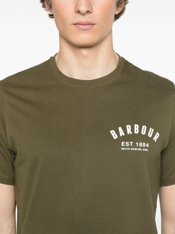 Barbour T-shirt Verde Uomo 2