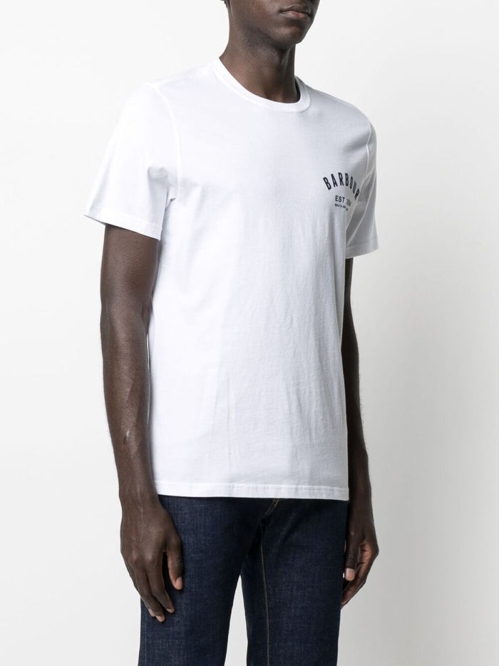 Barbour T-shirt Bianco Uomo 4