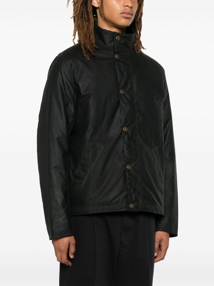 Barbour Green Jacket Men Tranport Wax 2