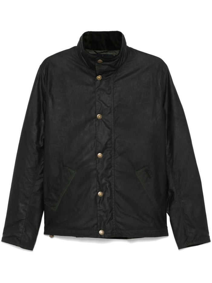 Barbour Green Jacket Men Tranport Wax 5