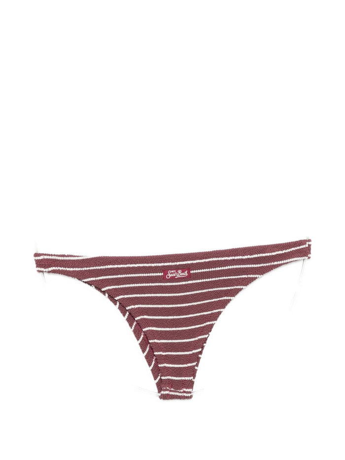 Mc2 Saint Barth Slip Naomi Streifen Damen Braun 2