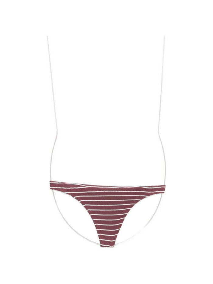 Mc2 Saint Barth Slip Naomi Streifen Damen Braun 1