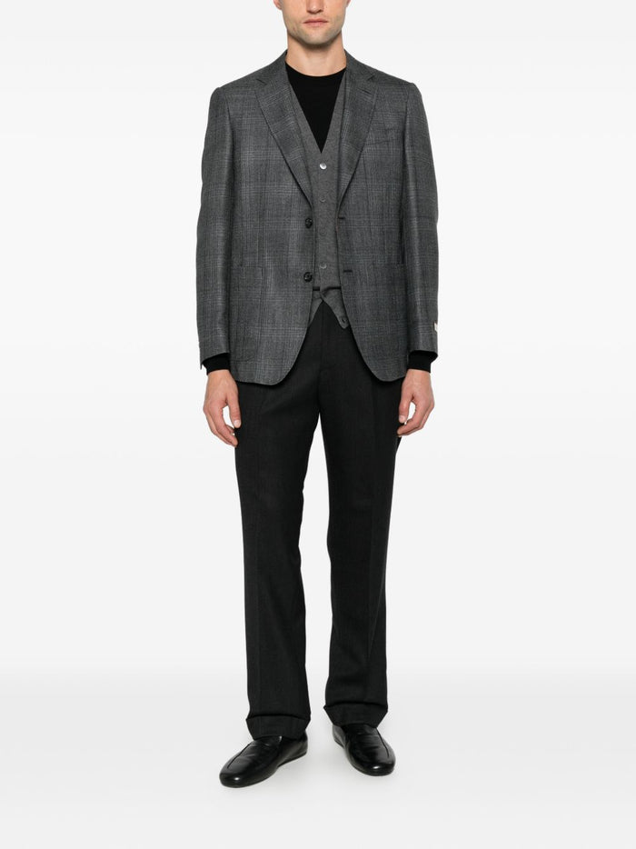 Berwich Pantalone Nero Uomo 2