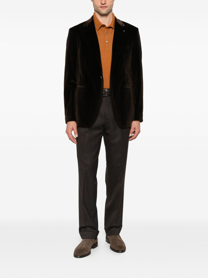 Berwich Pantalone Marrone Uomo 1
