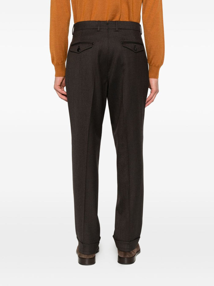Berwich Pantalone Marrone Uomo 2