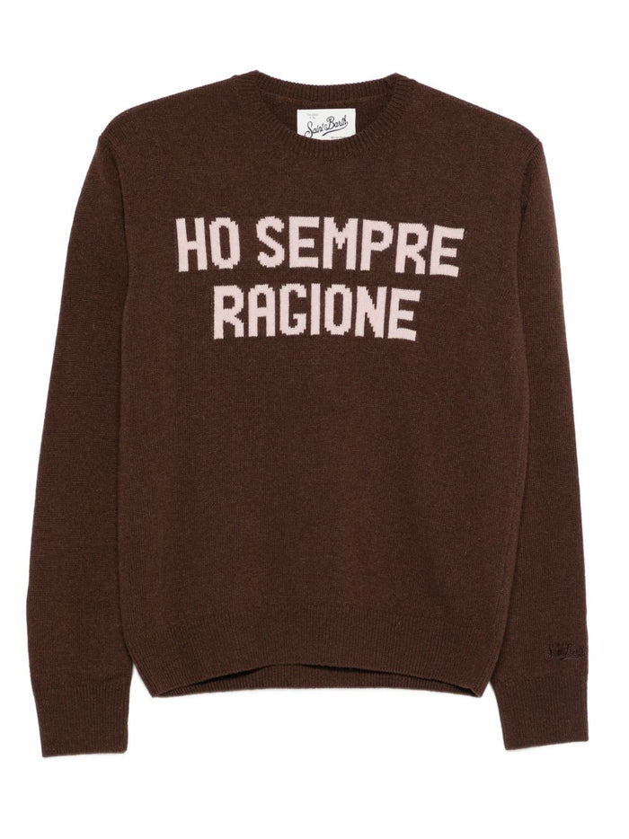 Mc2 Saint Barth Maglia Marrone Donna Ho Sempre Ragione 5