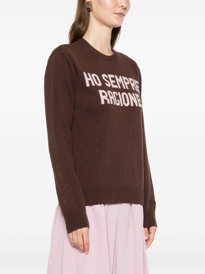 Mc2 Saint Barth Maglia Marrone Donna Ho Sempre Ragione 1