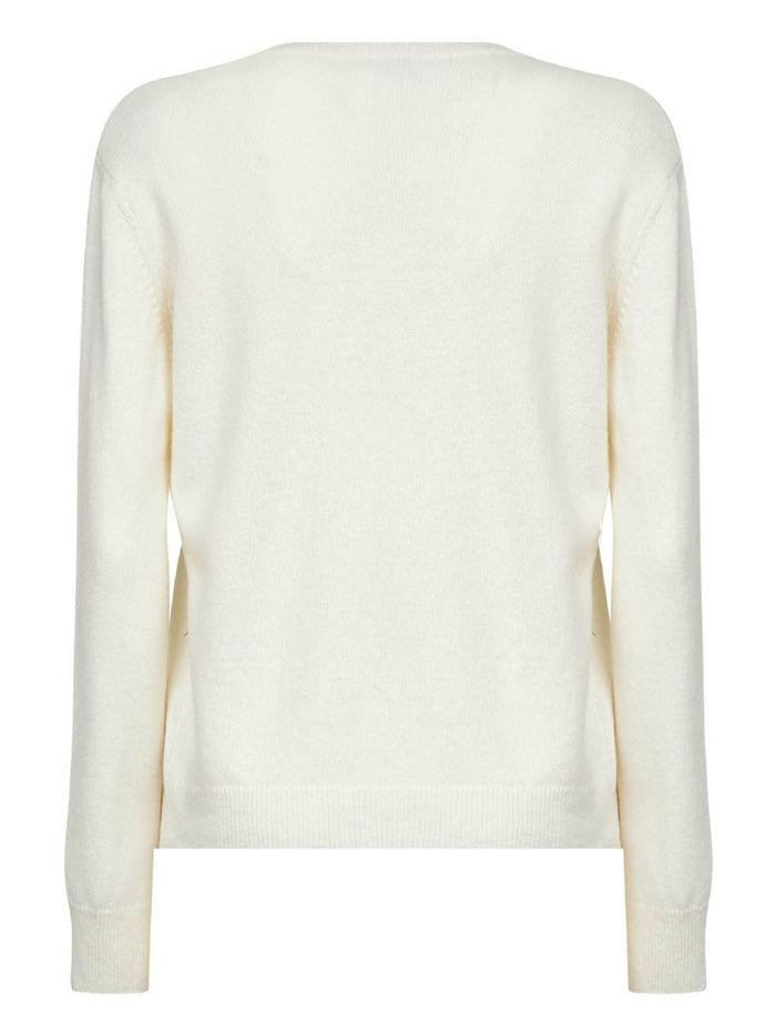 Mc2 Saint Barth Maglia Bianco Donna Vacanze di Natale 2