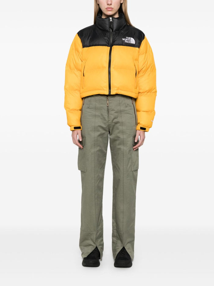 The North Face Damen Nuptse Daunenjacke Orange 1