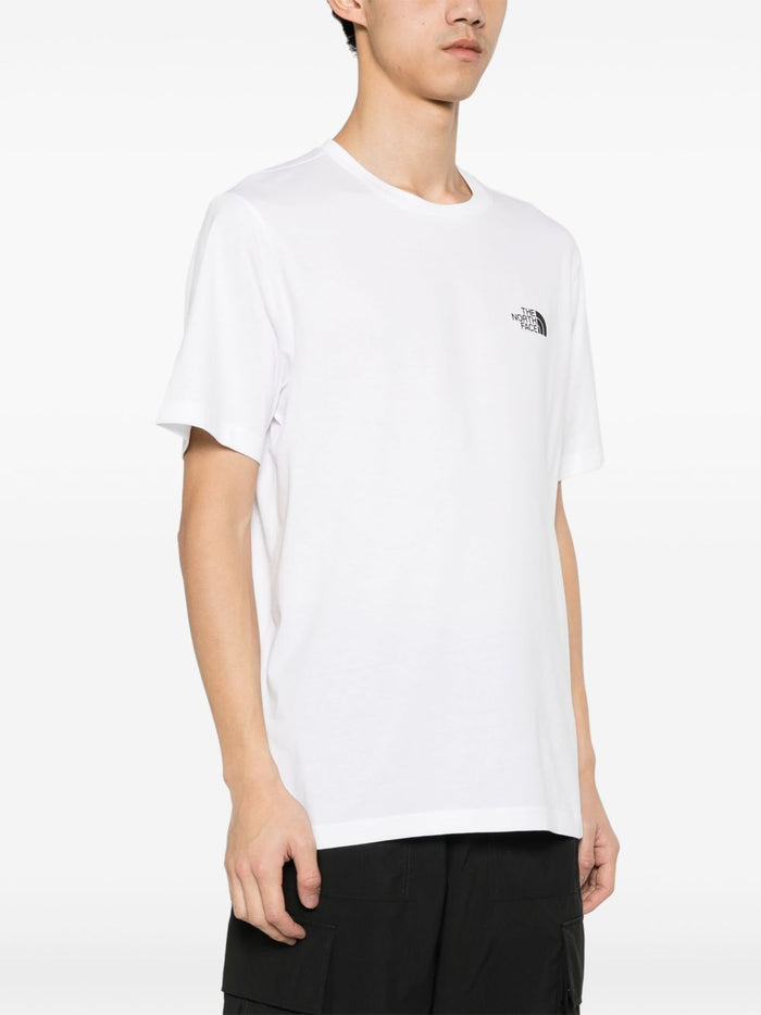 The North Face T-shirt Bianco Uomo 2