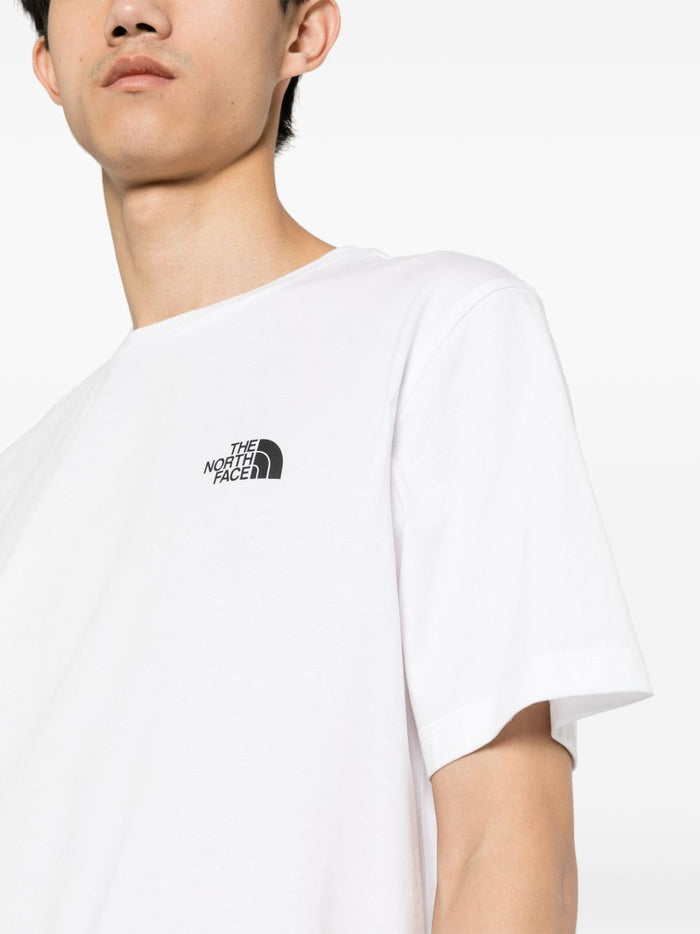 The North Face T-shirt White Man 5