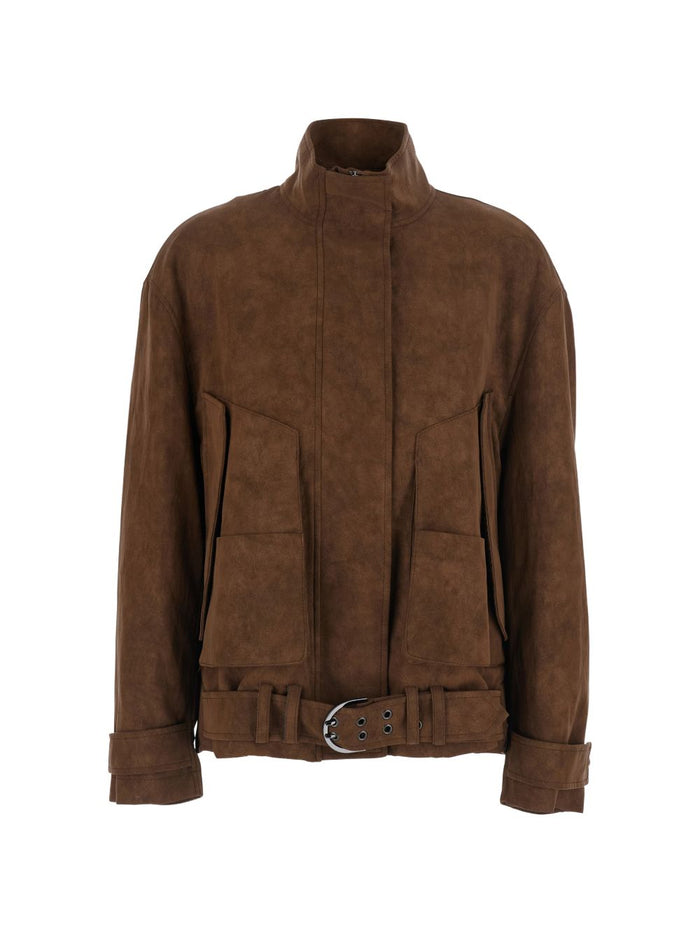 Rame Cappotto Marrone Donna 1