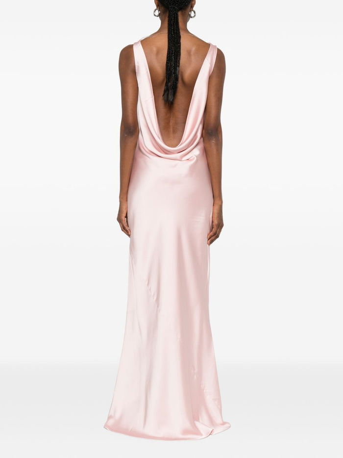 Norma Kamali Abito Rosa Donna 3