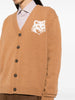 Maison Kitsune Cardigan Verde Uomo 4