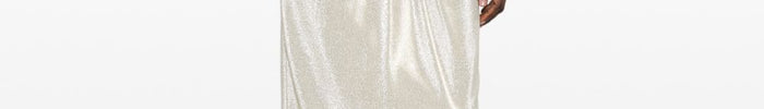 Rame Abito Cut Out Donna Platino - Dipierro