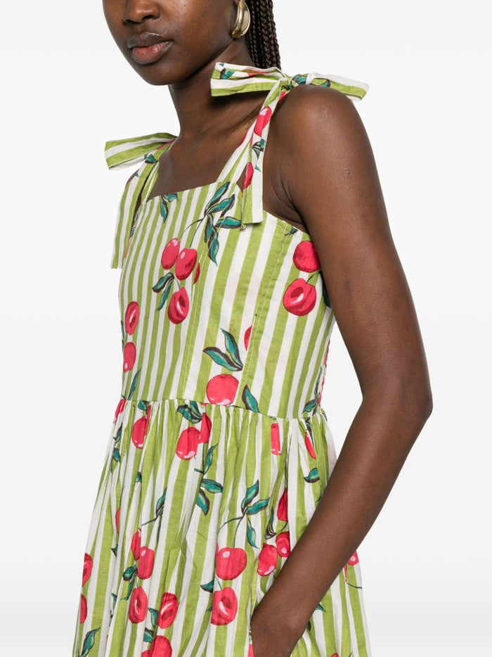 Elleblue Abito Verde Donna 3