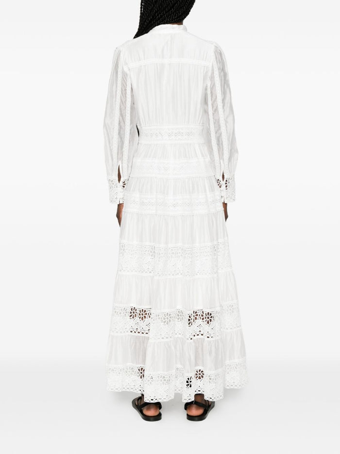 Paperlace Abito Bianco Donna 4